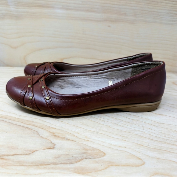 WHITE MOUNTAIN Women's Clara Ballet Flat, Brown Size 8.5 - Picture 4 of 7